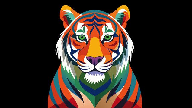 This is a TIGER in multiple color