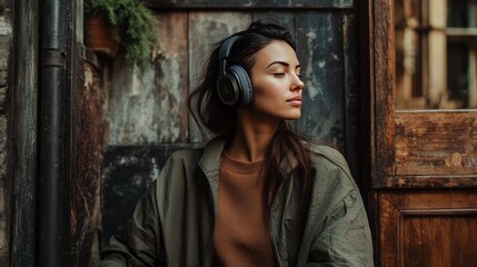 Naklejka premium smart headphones 6