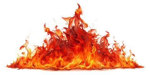 Red hot fire PNG