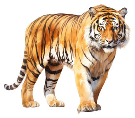 Fototapeta premium PNG Wildlife animal mammal tiger.