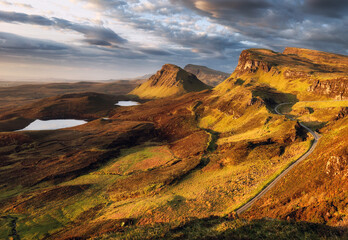 Mountain landscape in Scotland highlands