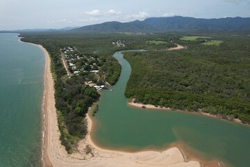 Aerial photo of Balgal Beach Townsville Queensland Australia