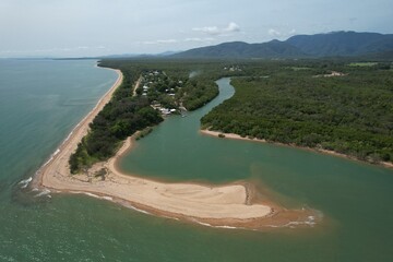 Aerial photo of Balgal Beach Townsville Queensland Australia