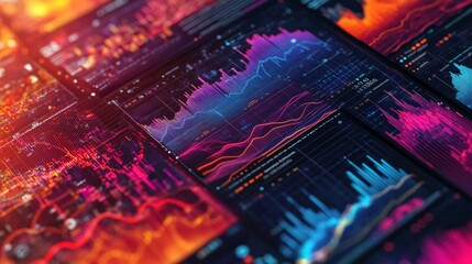 Graphical Insights: A Vivid Display of Data Trends in a Digital Landscape