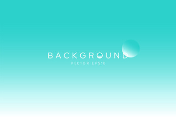 Greenish cyan gradient background vector design  