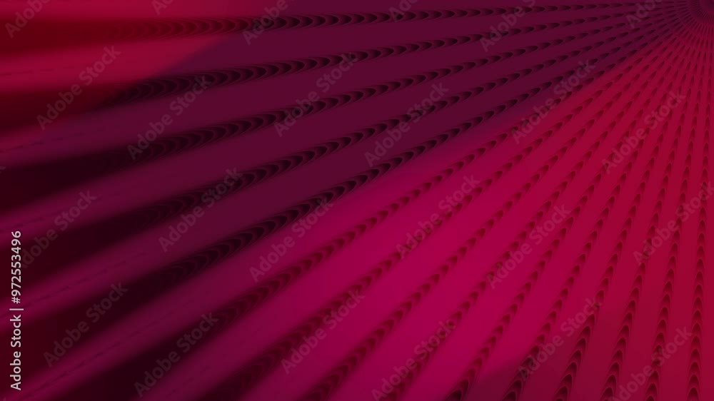 Poster red gradient background with repeating curved lines pattern, perfect for artistic backgrounds, graph