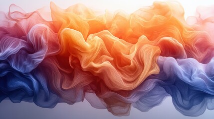 Obraz premium Abstract Swirling Cloud of Colors