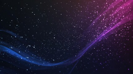 Obraz premium Abstract Cosmic Night Sky