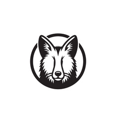 Fototapeta premium Domestic animal silhouette. Domestic animal vector design isolated on white background.