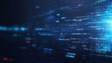 Digital Code Abstract Background