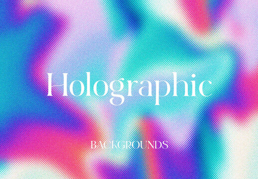 Holographic Glass Backgrounds