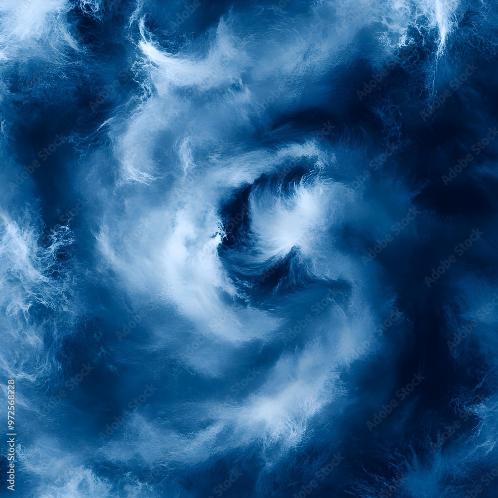 Canvas Prints abstract blue swirl background