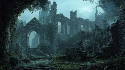 Ruined Abbey, A Glimpse into the Past