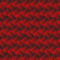 A 3d Abstract Seamless Red Lattice Pattern vector background. Geometric ethnic oriental traditional wall art pattern. Design for wallpaper, christmas,mattresses, fabric, web, and all textile print.