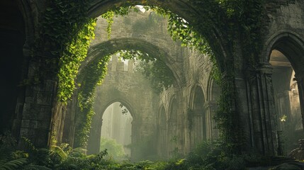 Forgotten Ruins Reclaimed by Nature