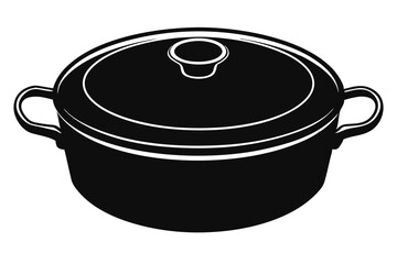 oven silhouette vector with a white background.