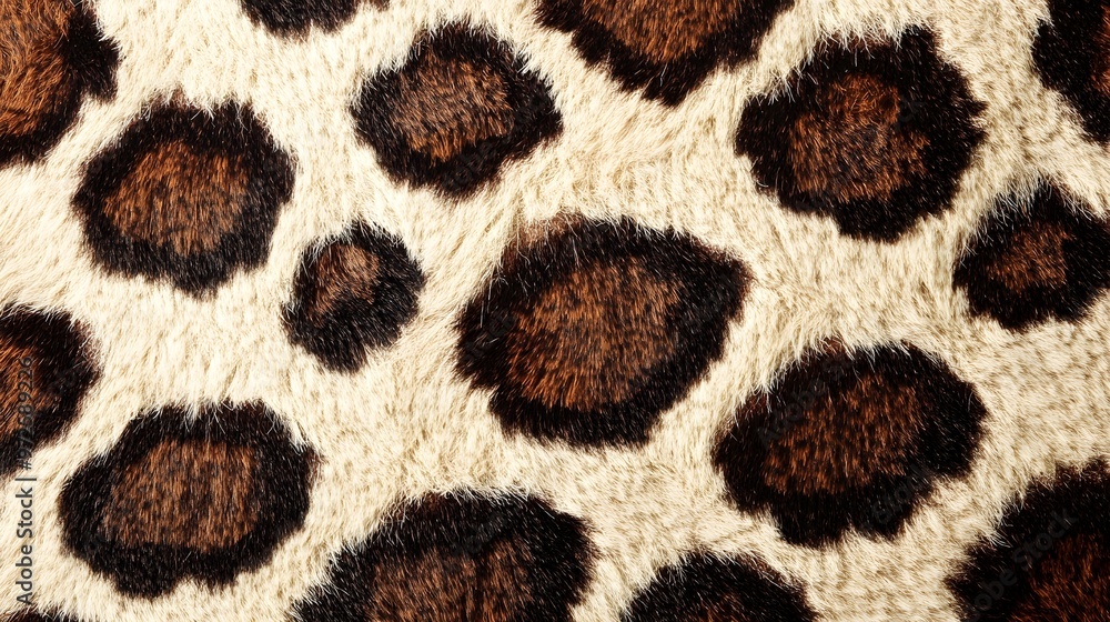 Wall mural Leopard Fur Texture