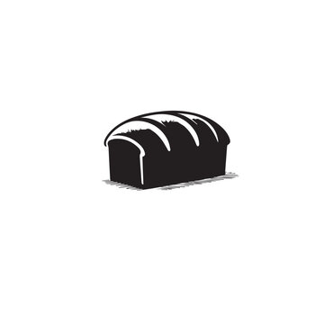 recommend clip art: Bread vector design. Bread silhouette black vector isolated on white background.