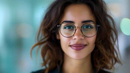 Obraz premium Young Happy Cheerful Professional Business Woman