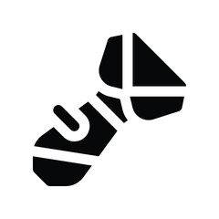 tie icon. vector glyph icon for your website, mobile, presentation, and logo design.