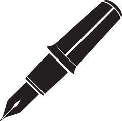 Pen vector sign and symbol on trendy design illustration.