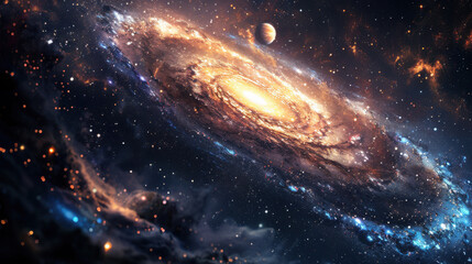 Spiral Galaxy in the Universe