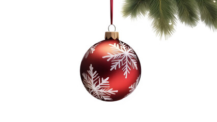 christmas, ball, decoration, holiday, ornament, celebration, xmas, glass, winter, sphere, object, gold, bauble, isolated, december, year, new, shiny, color, new year, red, decor, season, hanging, seas