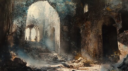 Obraz premium Ruins of a Forgotten Past