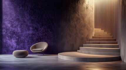 Luxury empty interior. Product presentation, mock up, show product, Creative podium, stage pedestal or platform