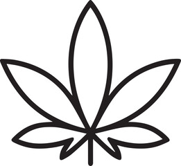 lien arts cannabis silhouette vector art.