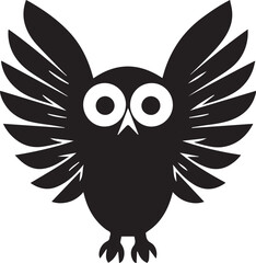 owl silhouette vector art.