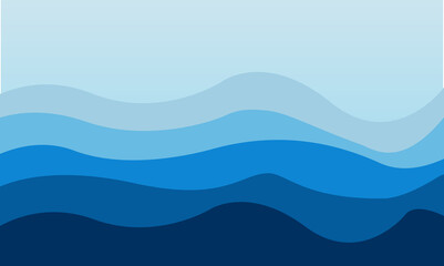 abstract blue wave background