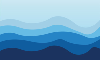 abstract blue wave background