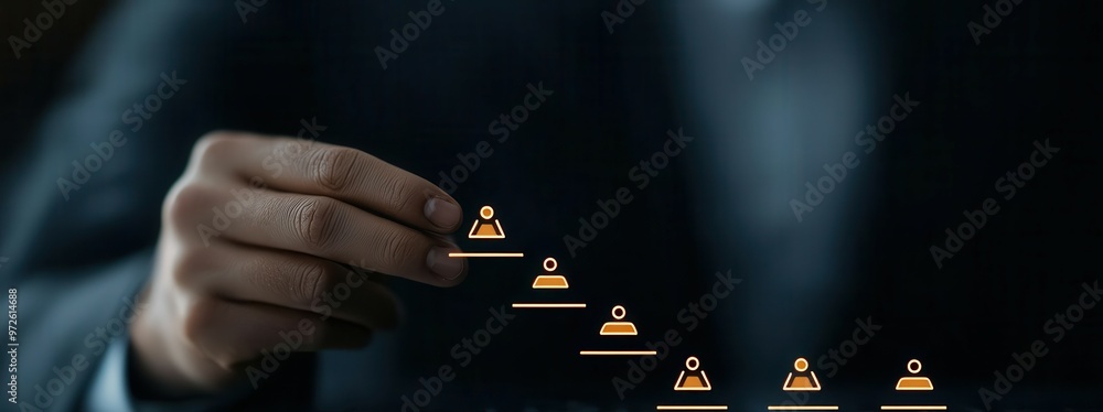 Poster a business leader creating a customer retention growth plan through proactive support and personaliz