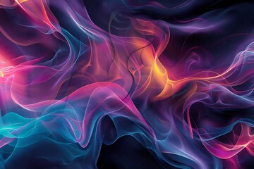 Obraz premium Abstract vector art with a gradient touch, showcasing a modern and sophisticated composition in realistic