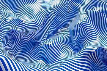 Fototapeta premium Abstract vector lines creating an illusion of depth and movement, presented in a visually captivating