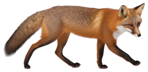PNG Fox wildlife animal mammal.