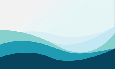 abstract blue wave background