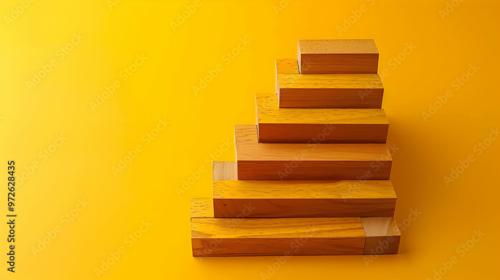 Poster step by step to grow business to top target with business aiming target dartboard. success career ac