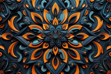 Precision-crafted vector patterns forming an intricate and visually stunning design, showcased in breathtaking