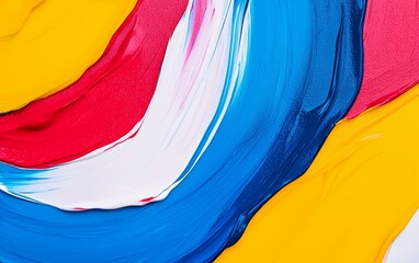 Therapeutic Art Prompt, Create a therapeutic art session where participants express their feelings through abstract art using bold, contrasting colors, similar to the image