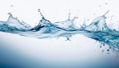 水が跳ねている様子