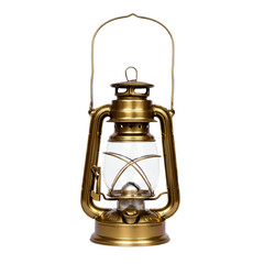 Single lantern on a transparent background.
