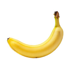 Cute Banana isolated  on a transparent background.