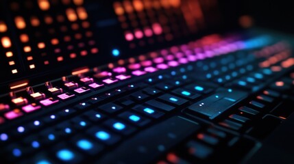 Obraz premium Illuminated Keyboard