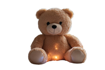 Obraz premium a stuffed bear with lights