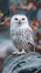 owl isolated on cute background