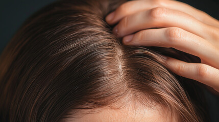 Obraz premium Women with hair problems