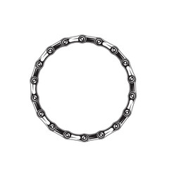 circular automotive chain icon vector element