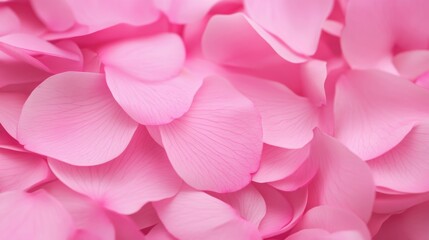 Naklejka premium A close up of a pile of pink petals on the ground, AI